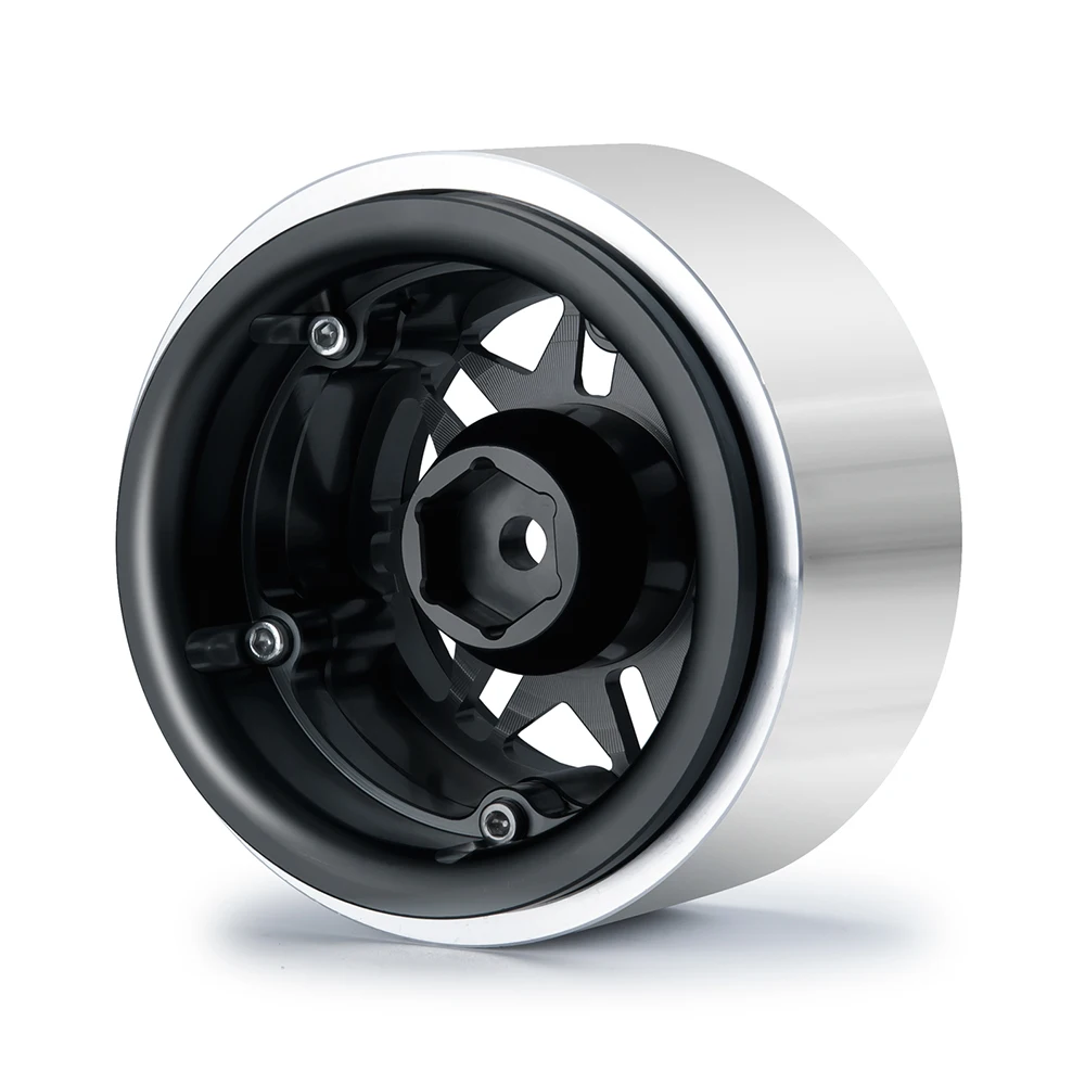 Фото AXSPEED 2,9 дюймовый Beadlock металлический сплав колесные диски для Axial SCX6 AXI05000 Wrangler AXI05001 Trail Honcho 1/6 детали для радиоуправляемых автомобилей №3