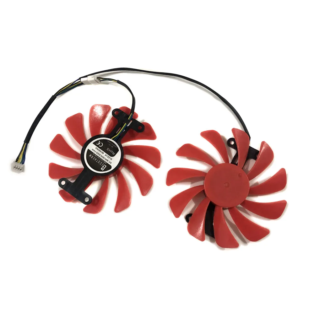 

2Pcs/Set Video Card Fan,VGA GPU Cooler,For Gainward GTX 1080 GTX1080,Graphics Card Cooling