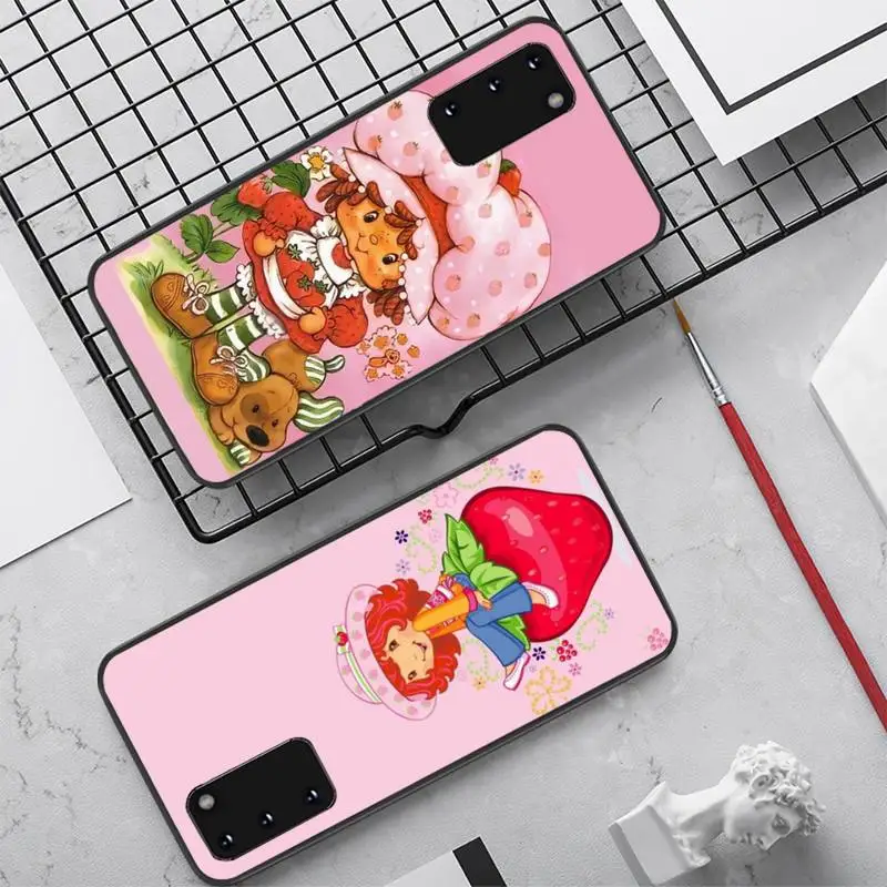 

Vintage Strawberry Shortcake Phone Case for Samsung S20 lite S21 S10 S9 plus for Redmi Note8 9pro for Huawei Y6 cover