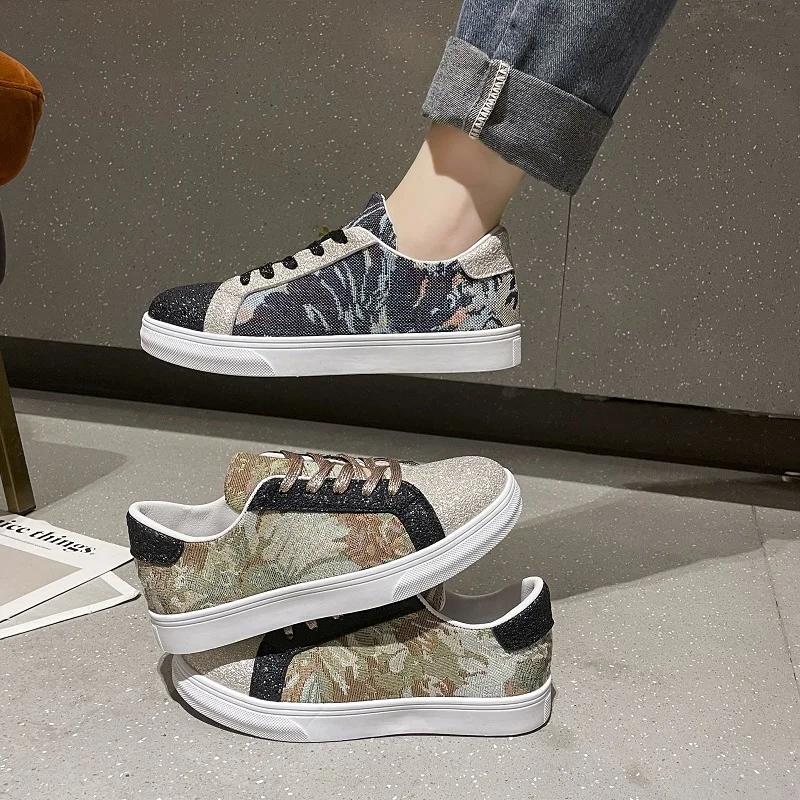 

Женские кроссовки с вулканизированной подошвой, для девочек