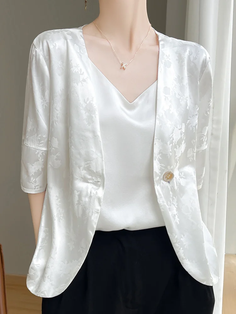 Летний Новый Ацетатный атласный жаккардовый китайский модный и минималистичный