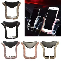 diamond universal car phone holder crystal rhinestone suv air vent mount clip automotive phones bracket smartphone stand