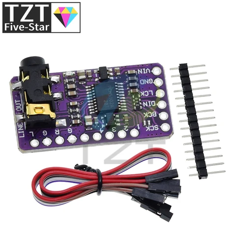 I2S модуль PCM5102A для Raspberry Pi  TZT