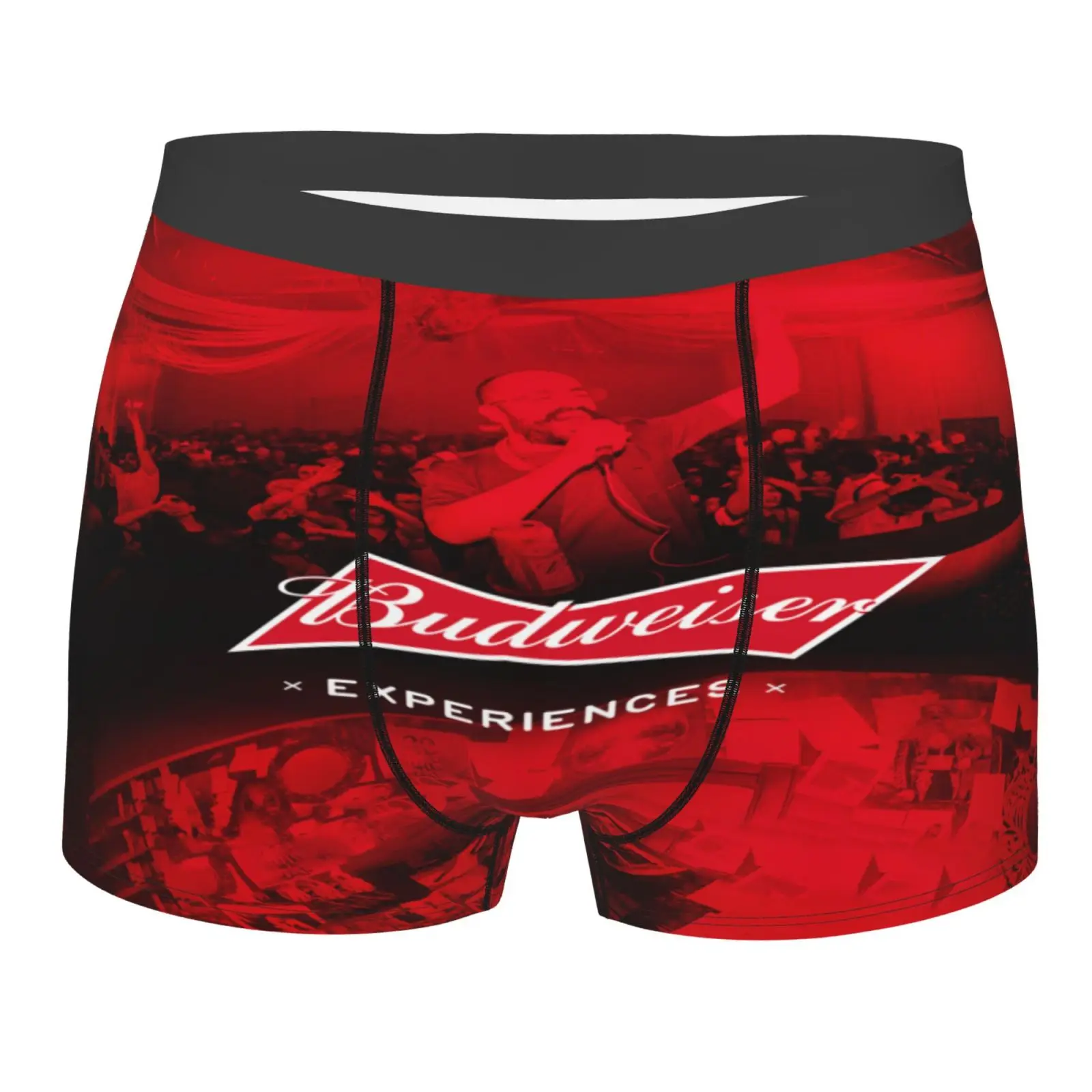 

Budweiser 352 Men's Panties Mens Polyester Sexy Underwear Womens Boy Shorts Underwear Men's Briefs Underwear Long Black Men Xs