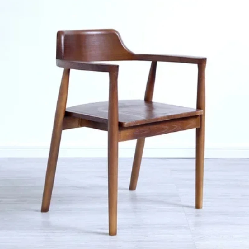 

Office Luxury Wood Dining Chair Nordic Lounge Makeup Modern Adult Dining Chair Design Advanced Sillasn Homes Furniture MR50DC
