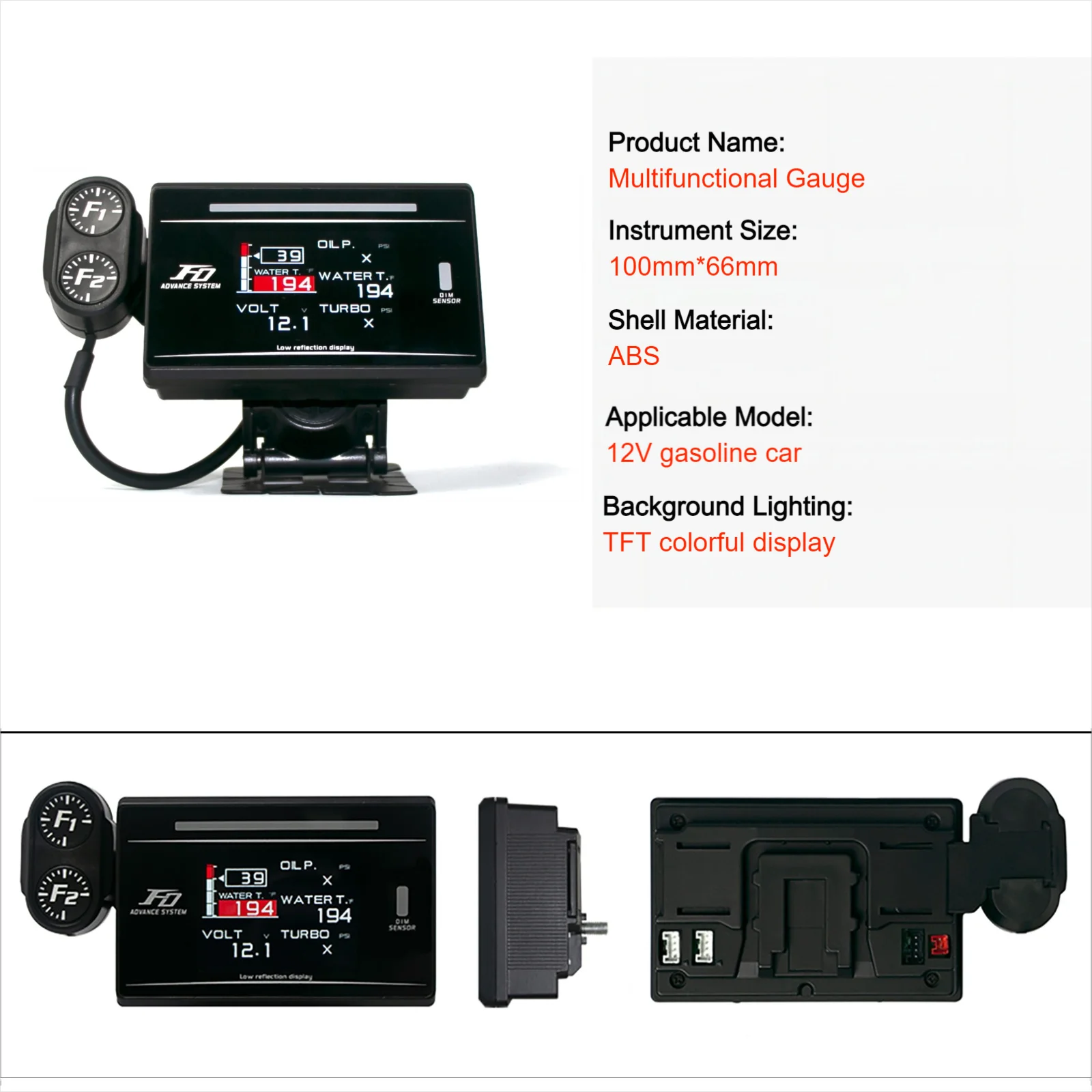 Универсальный DEf * Advance FD Link Meter 10 в 1 цифровой автоматический OBD-метр с электронными