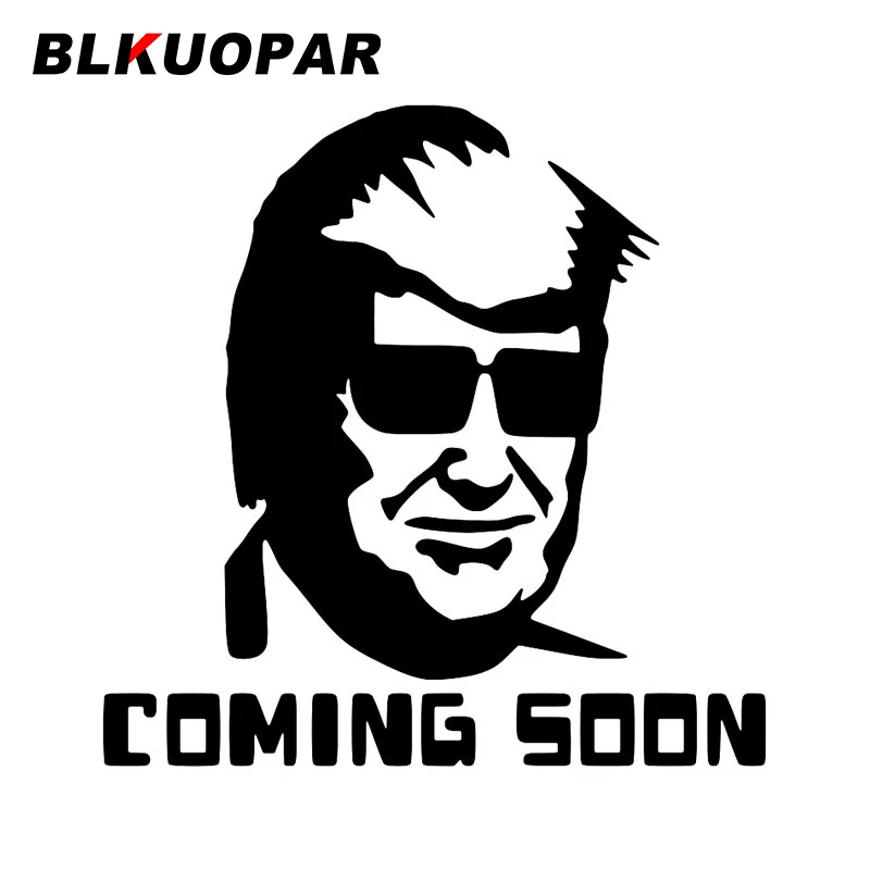 

BLKUOPAR Coming Soon Car Sticker Scratch-proof Waterproof Sunscreen Decals Sunscreen Original Die Cut JDM Car Door Protector