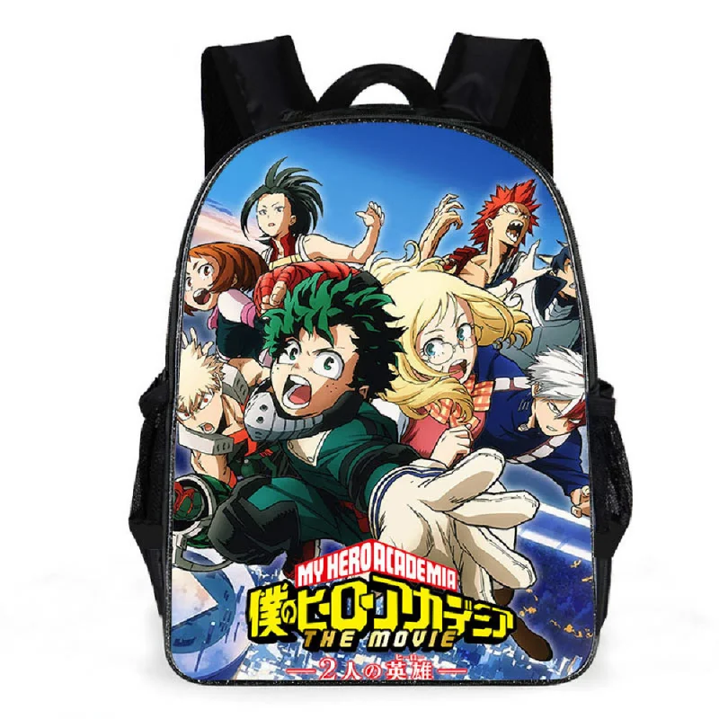 Школьный ранец My Hero академия рюкзак из полиэстера может быть отправлен от имени