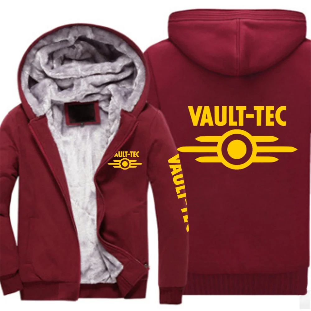 

Vault Tec Video Game Fallout 2 3 4 2023 New Men Autumn and Winter Thicken Warm Cotton Tracksuit Comfortable Long Sleeve Hoodie