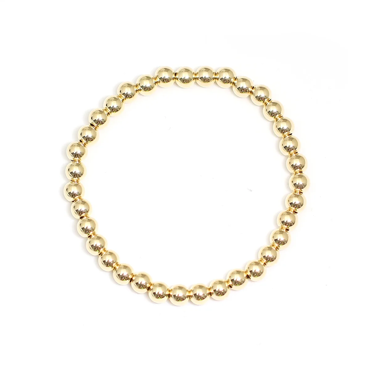 

Beadsnice Rose Gold Filled silver Vintage Jewelry Beads Bracelet