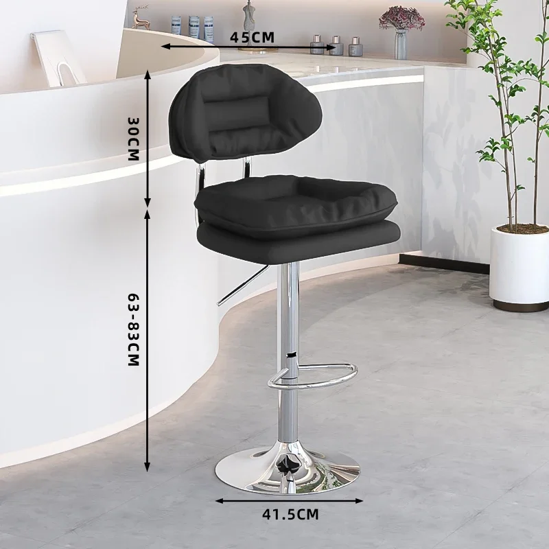 Дизайнерские современные барные стулья минималистичные металлические высокие