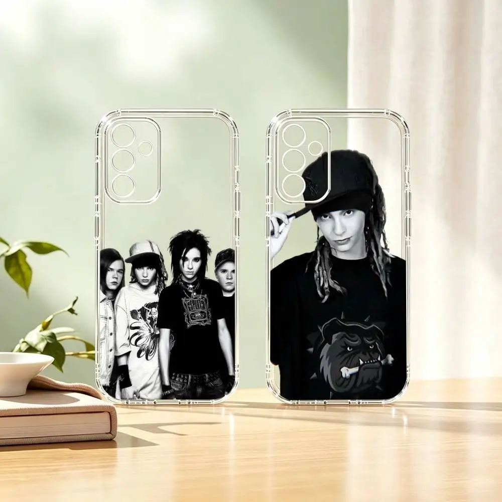 Фото Чехол для телефона Bill-Tom Kaulitz Tokio Hotel, прозрачный, силиконовый, мягкий, для Samsung A10, 12, 20, 21S, 30, 31, 40, 50, 51, 52, 70, 71 №1
