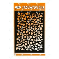 leaves a5 stencil 2022 newest embossing template diy mold scrapbooking paper card gift coloring making cuts crafts handmade die