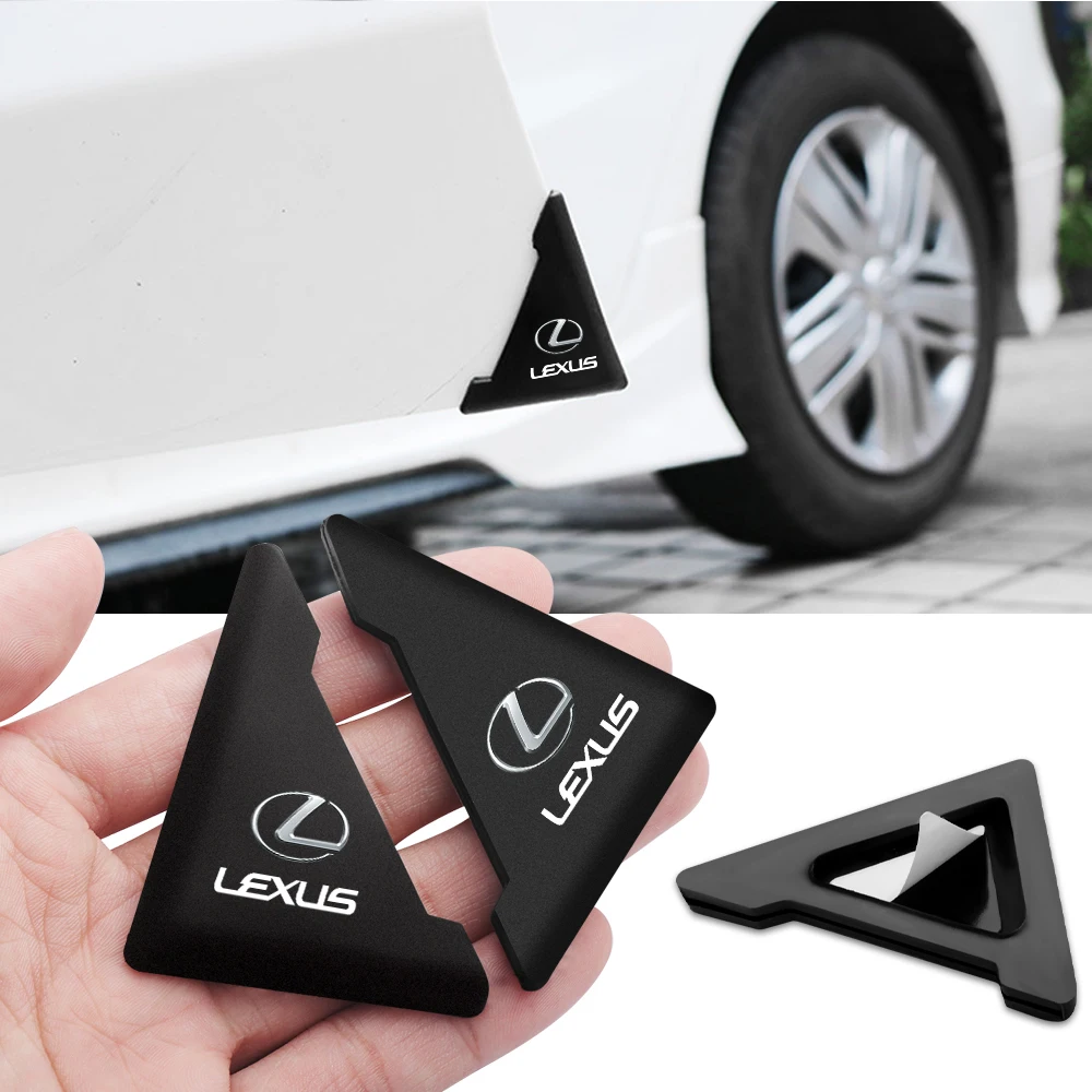 

2Pcs Silicone Car Door Corner Cover Anti-Collision Crash Protector Styling For Lexus FSport CT200h IS NX300H ES GS LC RC GC RX