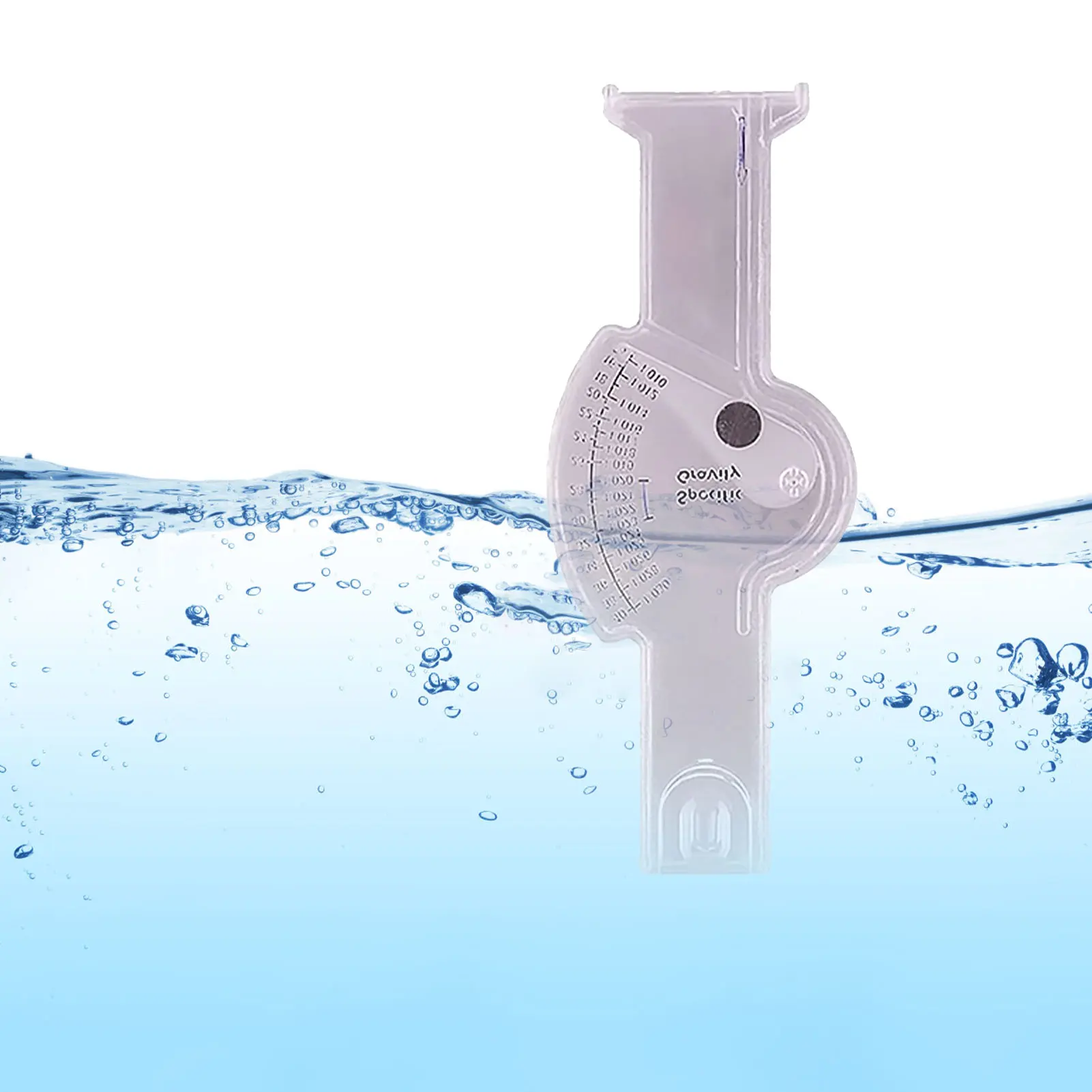 

Hydrometer Saltwater Aquarium Salinity Tester Transparent Aquarium Seawater Hydrometer Salinity Testers For Seawater Fish Tank