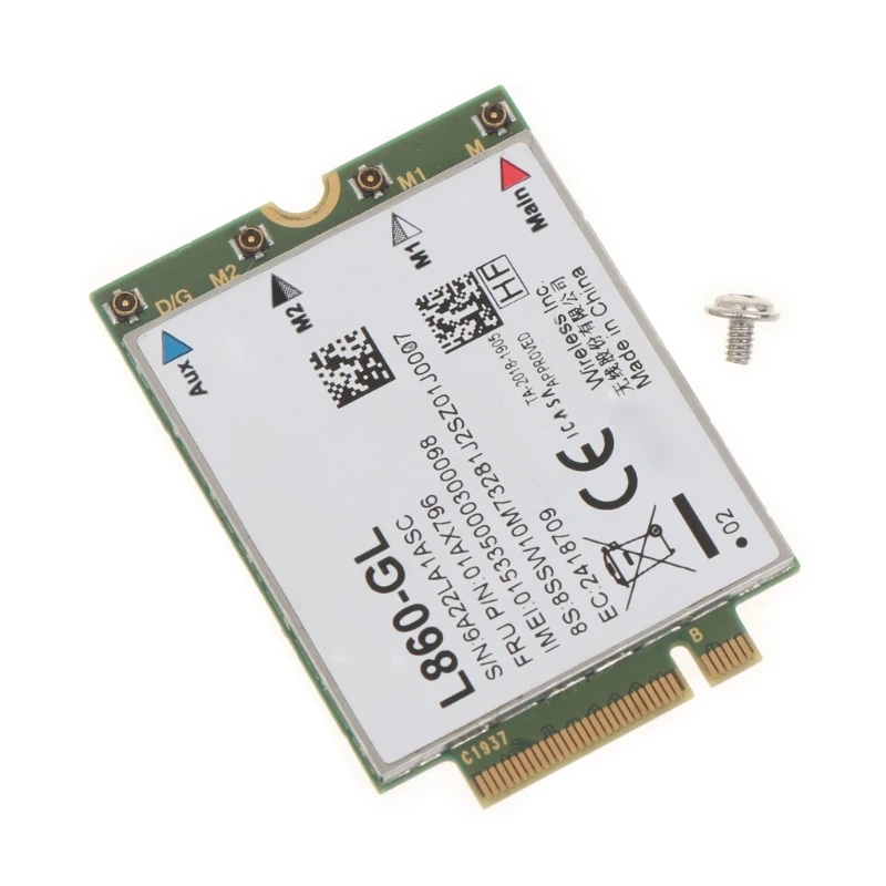 

Карта памяти L860-GL WWAN Fibocom для LenovoThinkpad X1 7th 8th X1 Yoga 4th T490 T14 P14s T14s P15s T15g 01AX796 4G, модуль