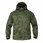 Военная камуфляжная ветрозащитная водонепроницаемая куртка, мужские топы для активного отдыха, походов, мягкая флисовая Толстая теплая тактическая куртка, размеры S-5XL