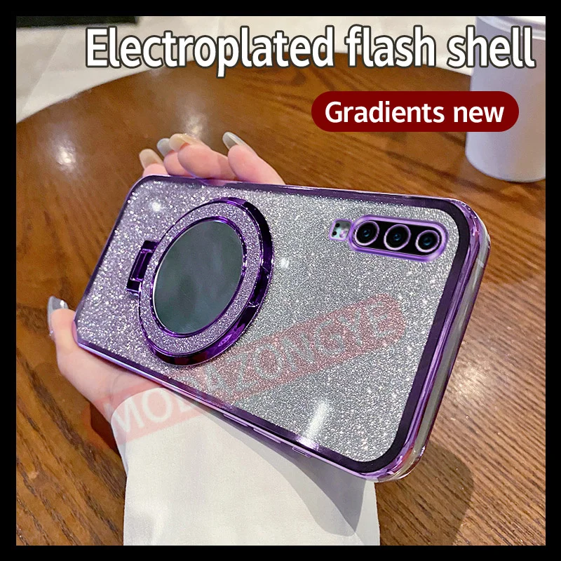 Чехол для Huawei P30 Lite силиконовый Гальванизированный мягкий чехол из ТПУ Nova 4e