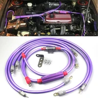 grounding cable hks voltage stabilizer purple 15ga alternator cable grounding nano set fuel saver pick up improve