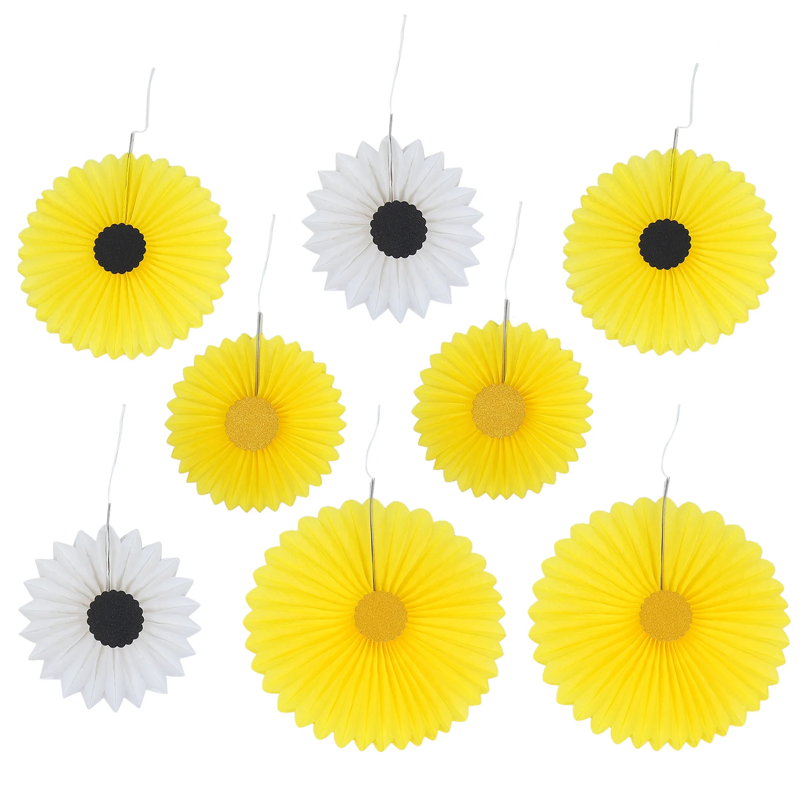 8 шт. бумажный вентилятор цветочные елочные украшения день рождения сотовый шар