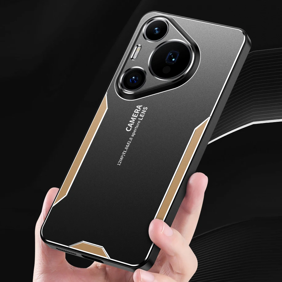 Чехол для Huawei Pura 70 металлический алюминиевый защитный чехол линз морозовый