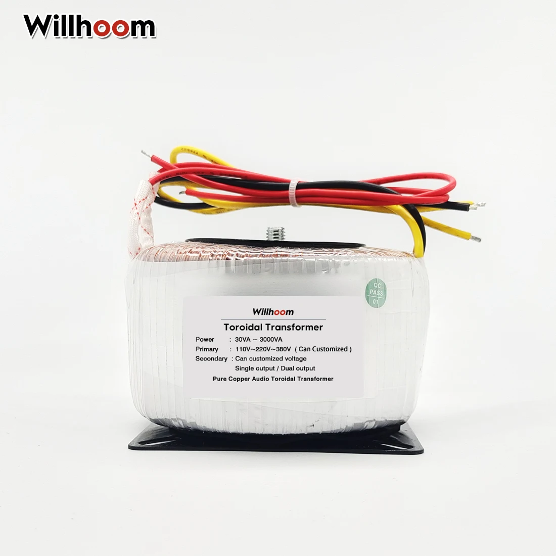 Тороидальный трансформатор 500 Вт с одним выходом 9 В 12 15 18 24 аудиоусилитель чистой