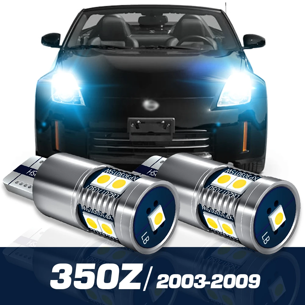 

2pcs LED Parking Light Clearance Bulb Canbus Accessories For Nissan 350Z Z33 2003-2009 2004 2005 2006 2007 2008