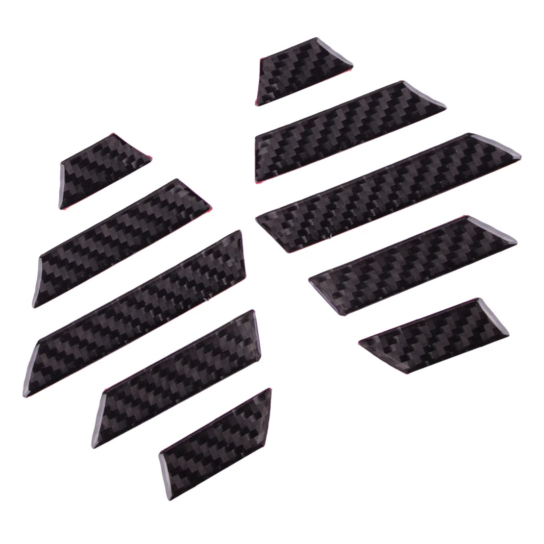 

1 Set Car Taillight Grille Cover Trim Strip Fit for Chevrolet Corvette C7 2014 2015 2016 2017 2018 2019 Black Carbon Fiber