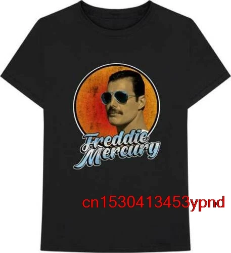 

FREDDIE MERCURY-Футболка-Совершенно новая и лицензированная-QUEEN 33301033 Мужская футболка с надписью queen