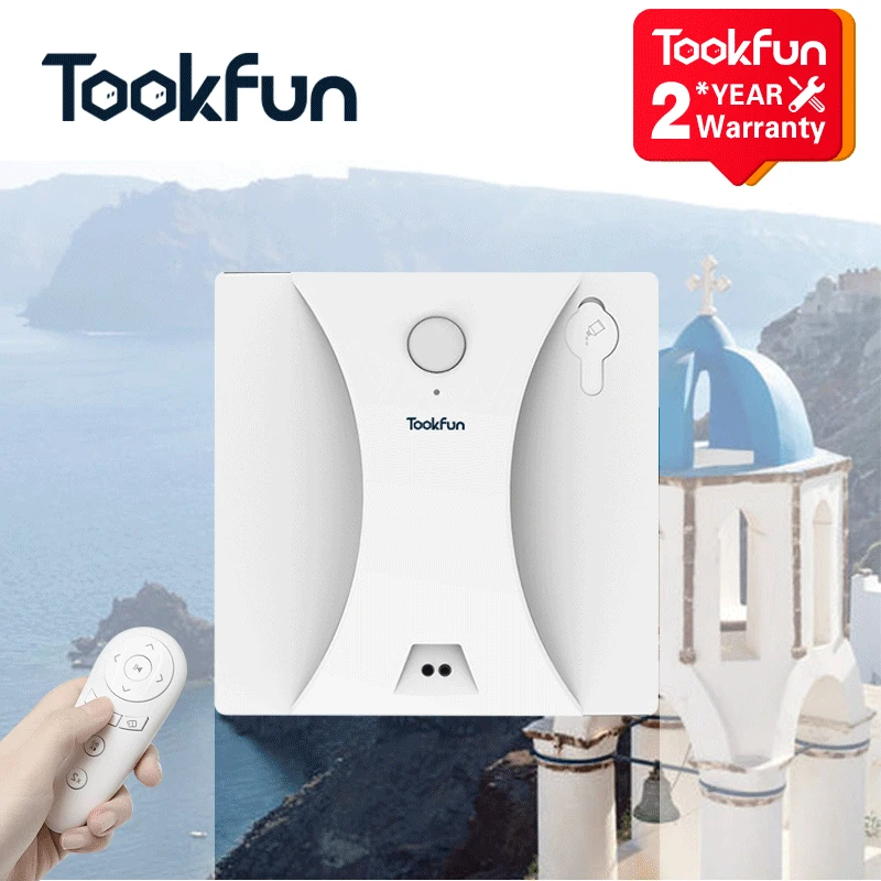 

Новинка TOOKFUN умный водный спрей для окон W1 Электрический робот для очистки окон Магнитная стеклянная плитка настенный бытовой чистящий инструмент