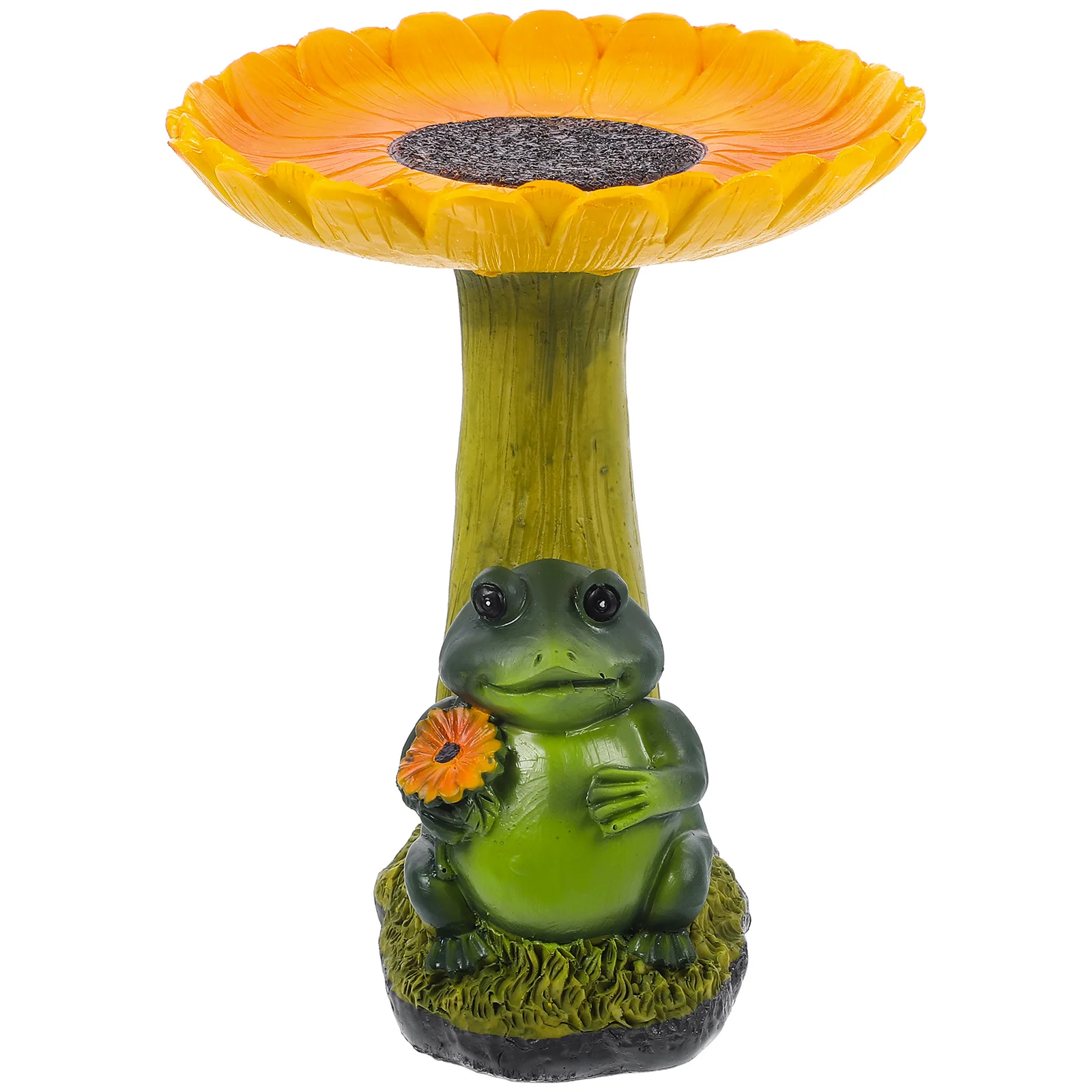 

Hummingbird Feeder Lawn Small Bath Baths Outdoor Resin Parrot Craft Sunflower Decor Feeding Device