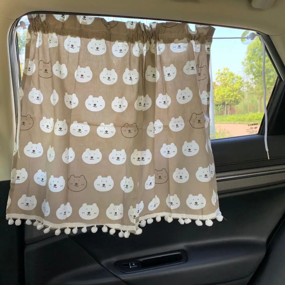 

1Pc Useful Sunshade Drape Adjustable Soft Car Sun Shade Privacy Protection Sunshade Drape