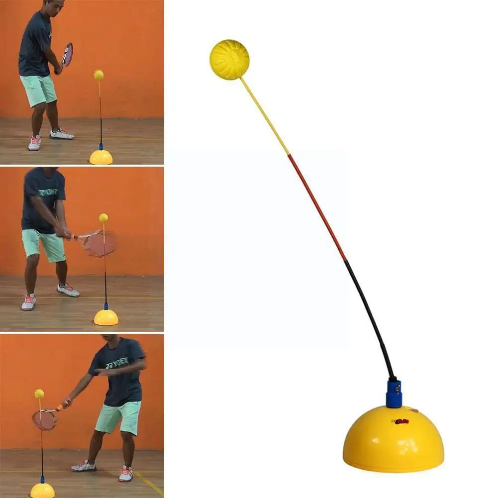 

Tennis Trainer Tool Professional Topspin Practice Machine Ball Beginner Portable Equipment Tenis Training Outdoor Accessori G5r8