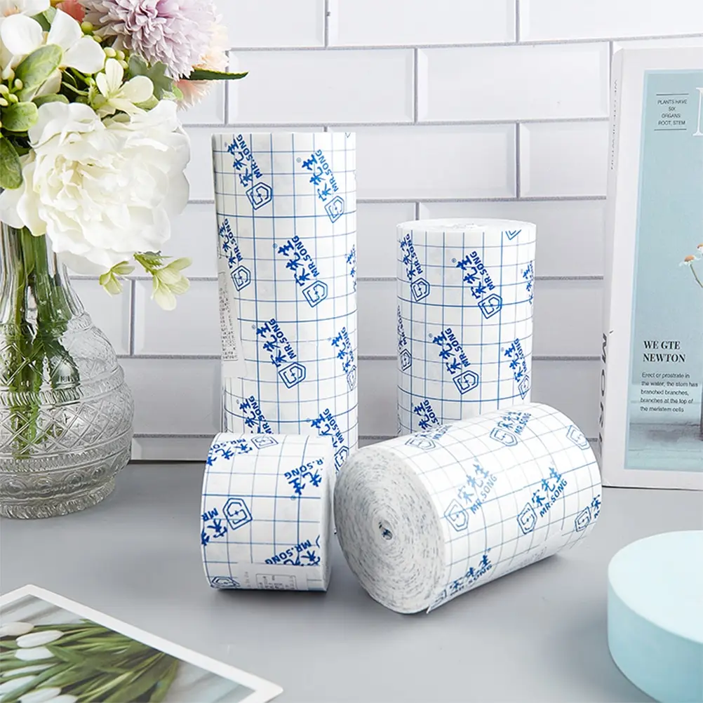

1 Roll Non-woven Tape Adhesive Plaster Breathable Patches Bandage First Aid 5cmx5m 5cm x10m 10cmx5m 10cmx10m 15cmx10m 20cmx10m
