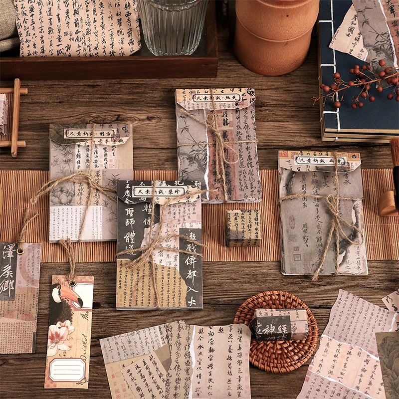 

4packs/LOT New cut of Chisu series retro creative decoration DIY paper memo pad