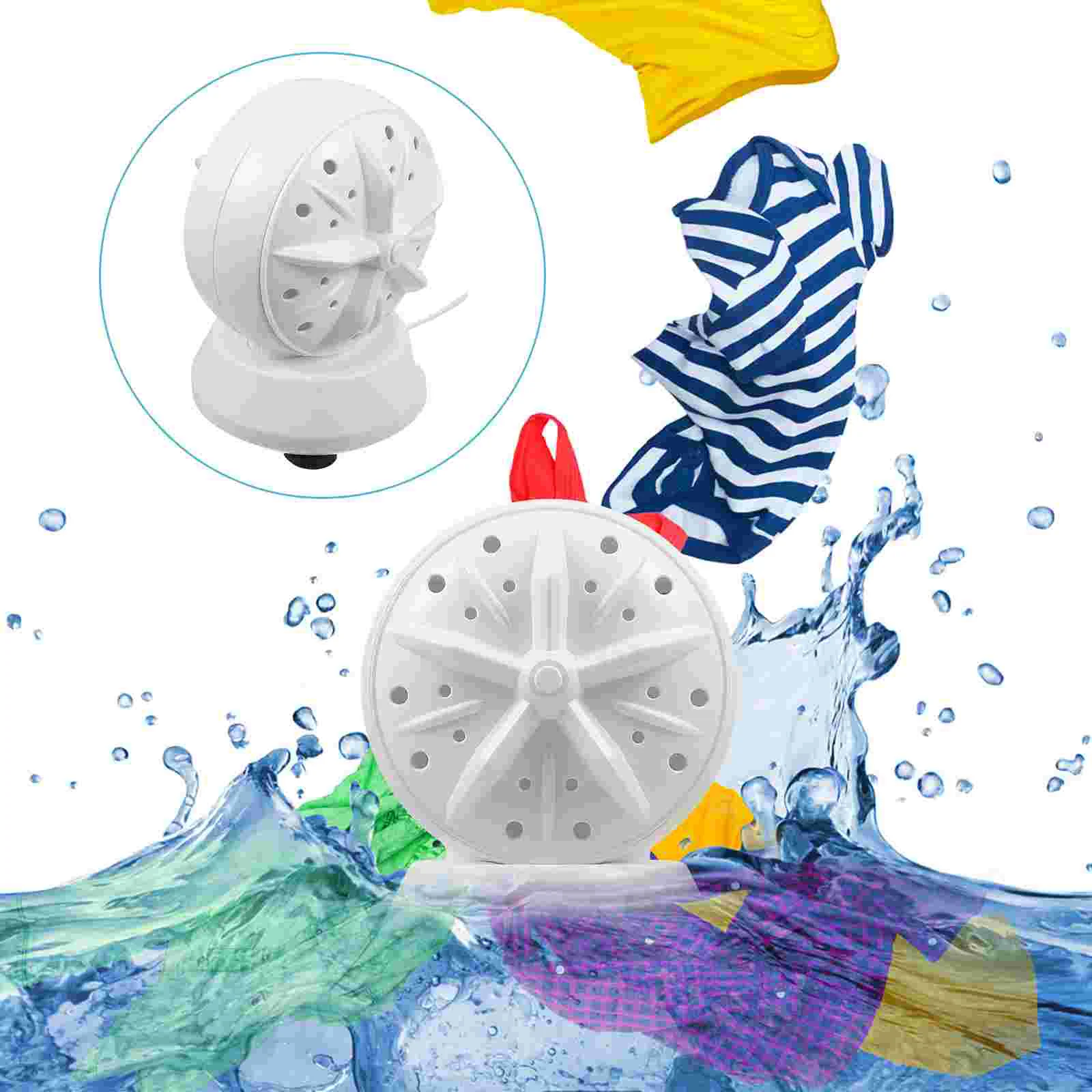 

USB Sonic Washer Mini дорожная стиральная машина Двойная турбина очиститель одежды