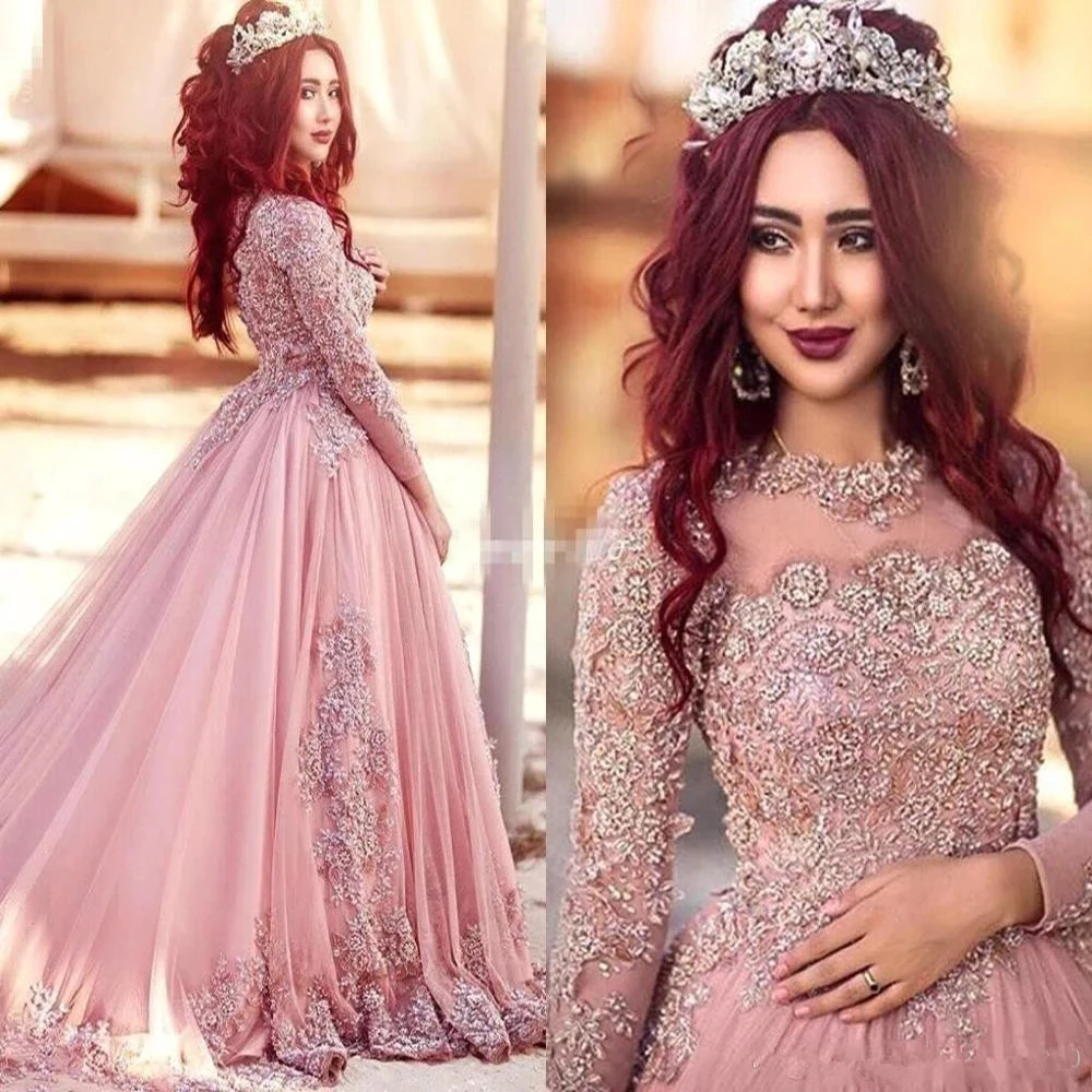 

Dress for 15 Years Vestido De Debutante 2020 Sweetheart Pink Tulle Ball Gown Princess Quinceanera Dresses with Crystals