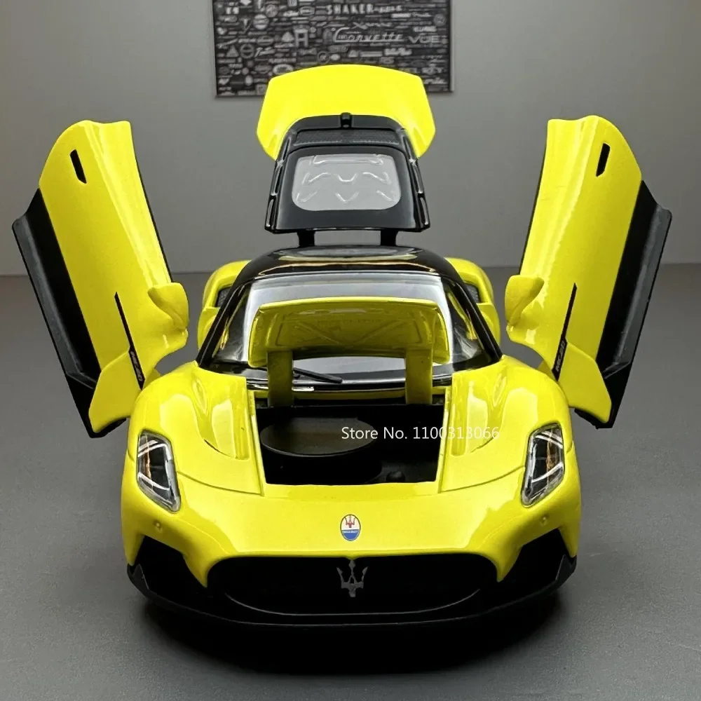 Maserati MC20 Литая Под Давлением Модель Автомобиля Масштаб 1/32 Металлический Корпус Со