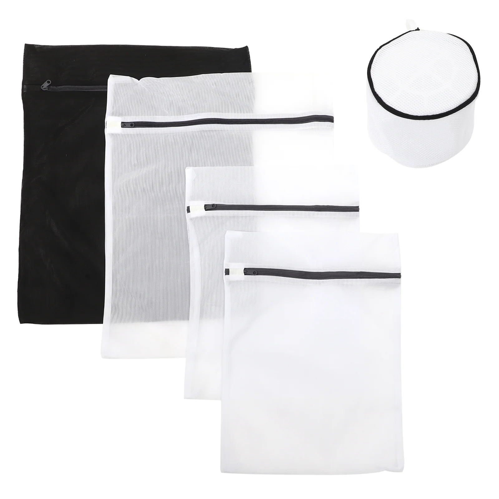 

5Pcs Zipper Mesh Reusable Laundry Clothes Washing Bags Washing Machine for Bathroom Clothes Home Washing
