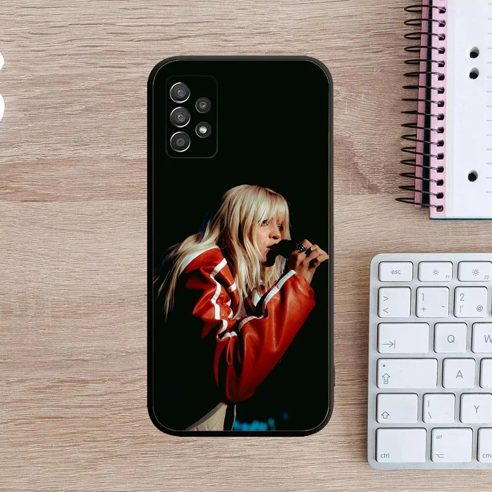 Чехол R-Renee Rapp Singer для телефона Samsung Galaxy A13 A21s A22 A31 A32 A52 A53 A71 A80 A91 мягкий черный