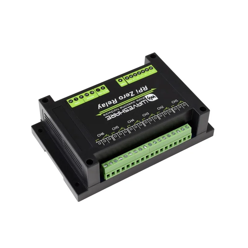 Фото Промышленный 6-канальный релейный модуль AvaCore для Raspberry Pi Zero, RS485/CAN, с изолированной защитой №2