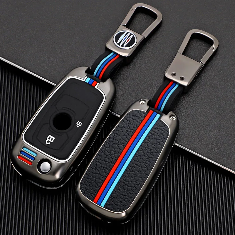 

Car Flip Key Case Cover Keychain for Buick VERANO ENCORE GX GL6 2018 - 2020 for Opel Vauxhall Astra K Corsa E Protector
