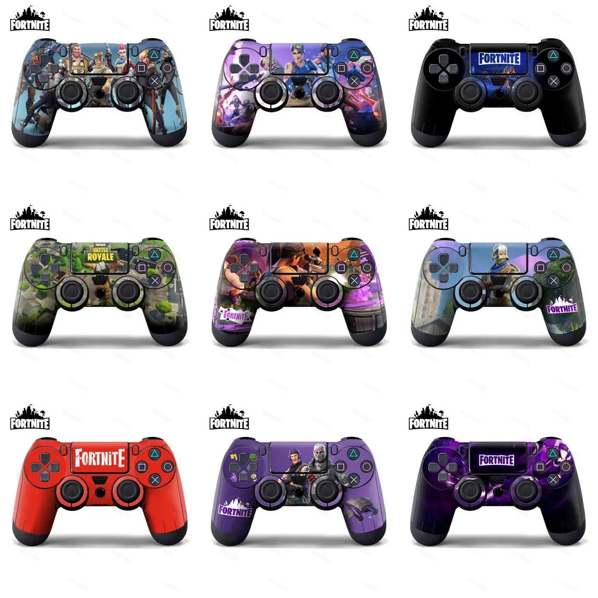 

PS4 FORTNITE Battle Royale Skin Stickers For SONY PlayStation 4 Controller Game Anti-slip Protection Decal for Console Joystick