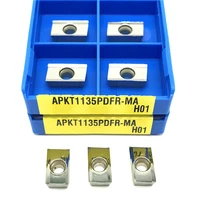 apkt1135 pdfr ma h01 milling turning tool aluminum cutting tool indexable insert cnc lathe tools apkt 1135 aluminum insert