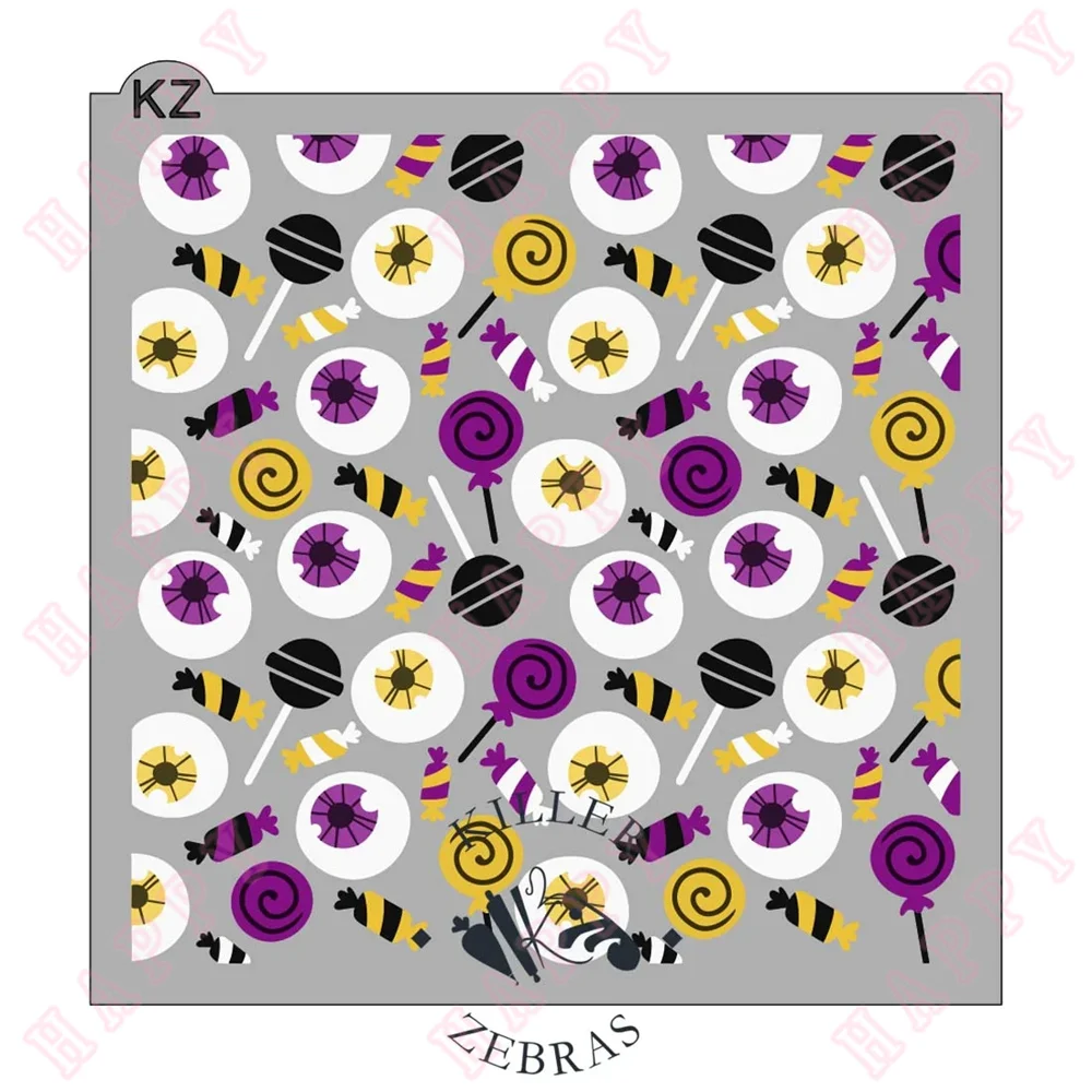 Пластиковый трафарет с изображением Падуба лимона ломтиков китайского узла