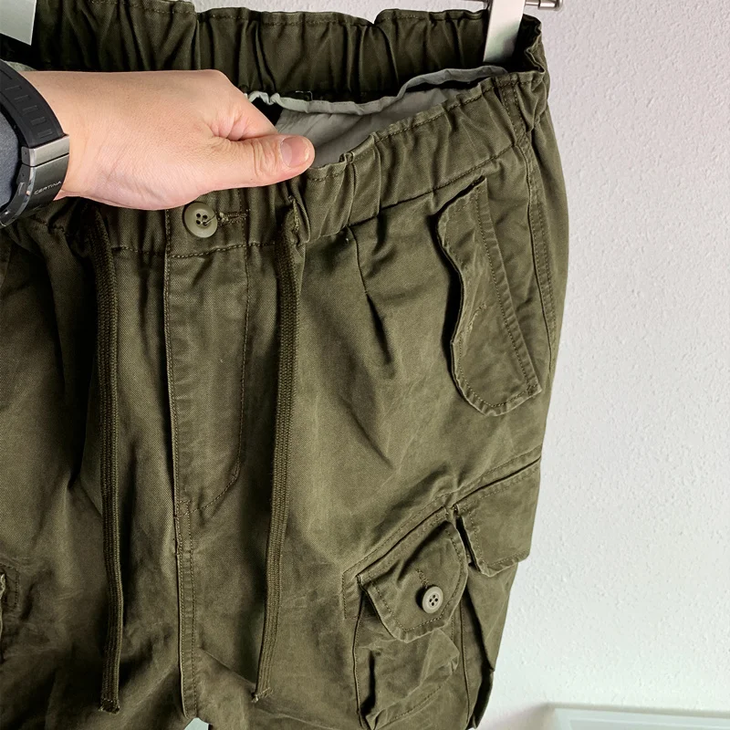 Осень-зима 2023 Модные свободные брюки-карго дизайнерские военные промышленные