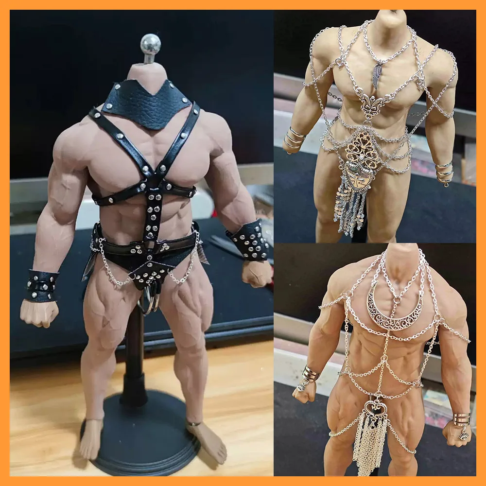 Мужская нагрудная цепочка 1/6 сексуальный ремень для тела плечевой с вырезами