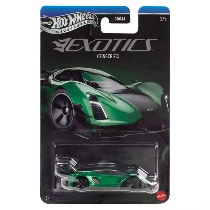 Фото Коллекционные модели автомобилей Hot Wheels из литого металла, серия Gdg44 Silver: Exotics Lamborghini Veneno, Ferrari LaFerrari, Pagani Utopia, McLaren Elva №4