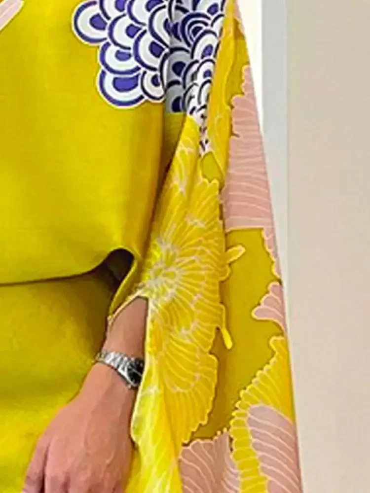 Beautyblue женские топы с длинными рукавами юбки цветочным принтом элегантные блузки