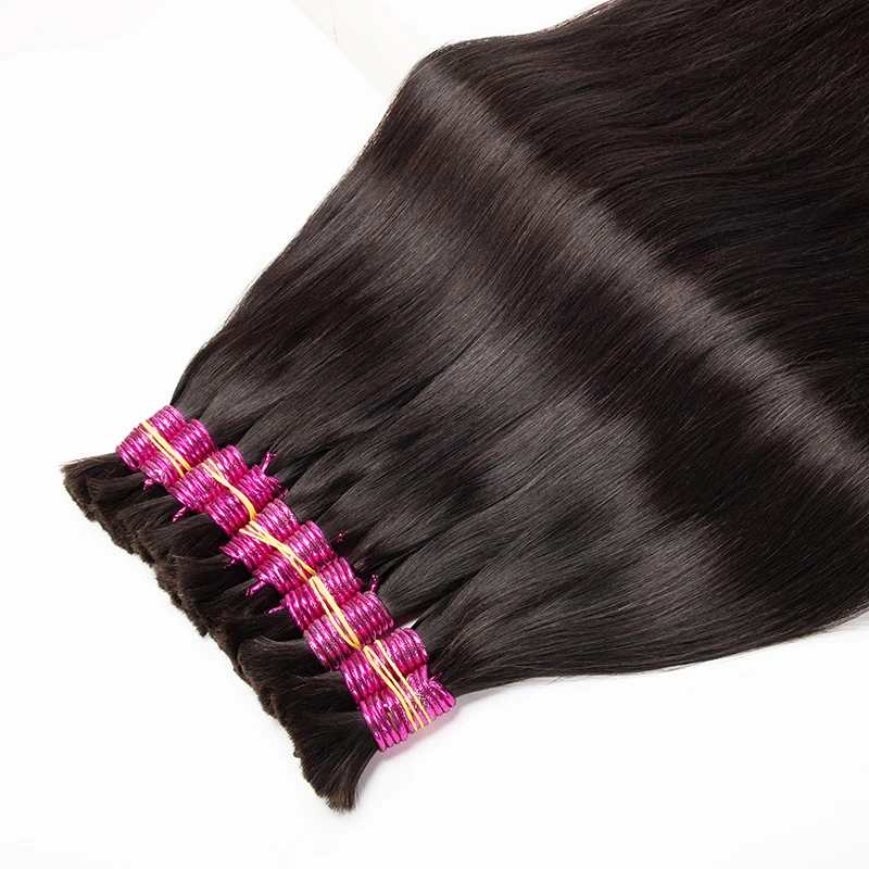 

Maxhair No Weft 100% Human Braiding Hair Bulk Vietnamese Remy Straight Bundles 50g 100g Natural Braiding Hair Extensions